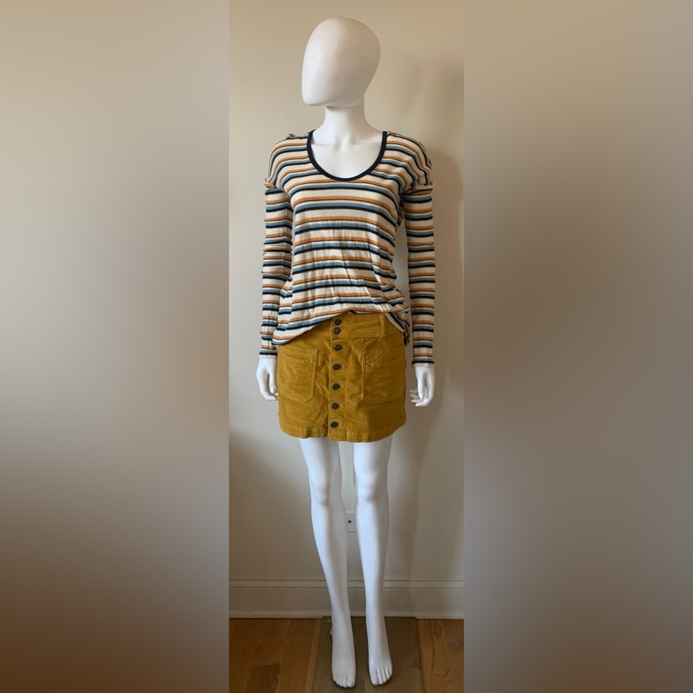 James Perse Striped Shirt Sz 1 NWOT